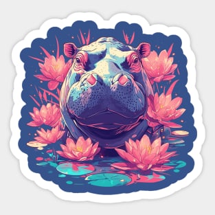 hippopotamus Sticker